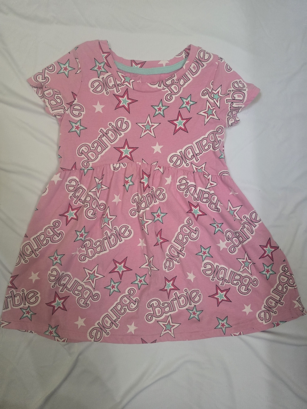Barbie Pink Star Logo Dress